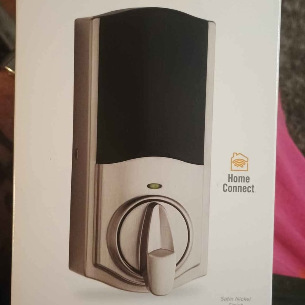 Home Connect Satin Nickel Smart Lock